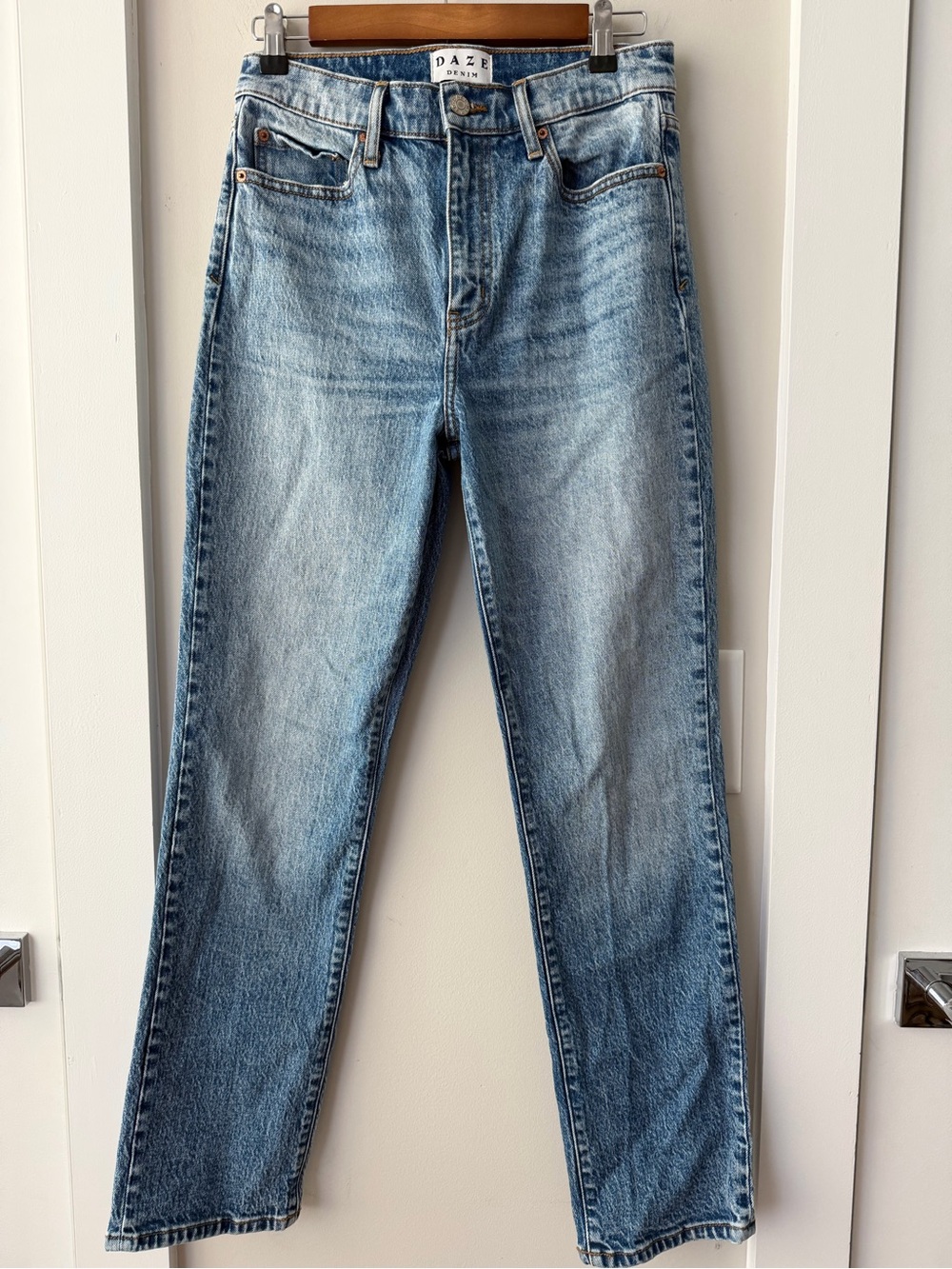 DAZE Light Blue Straight Jeans